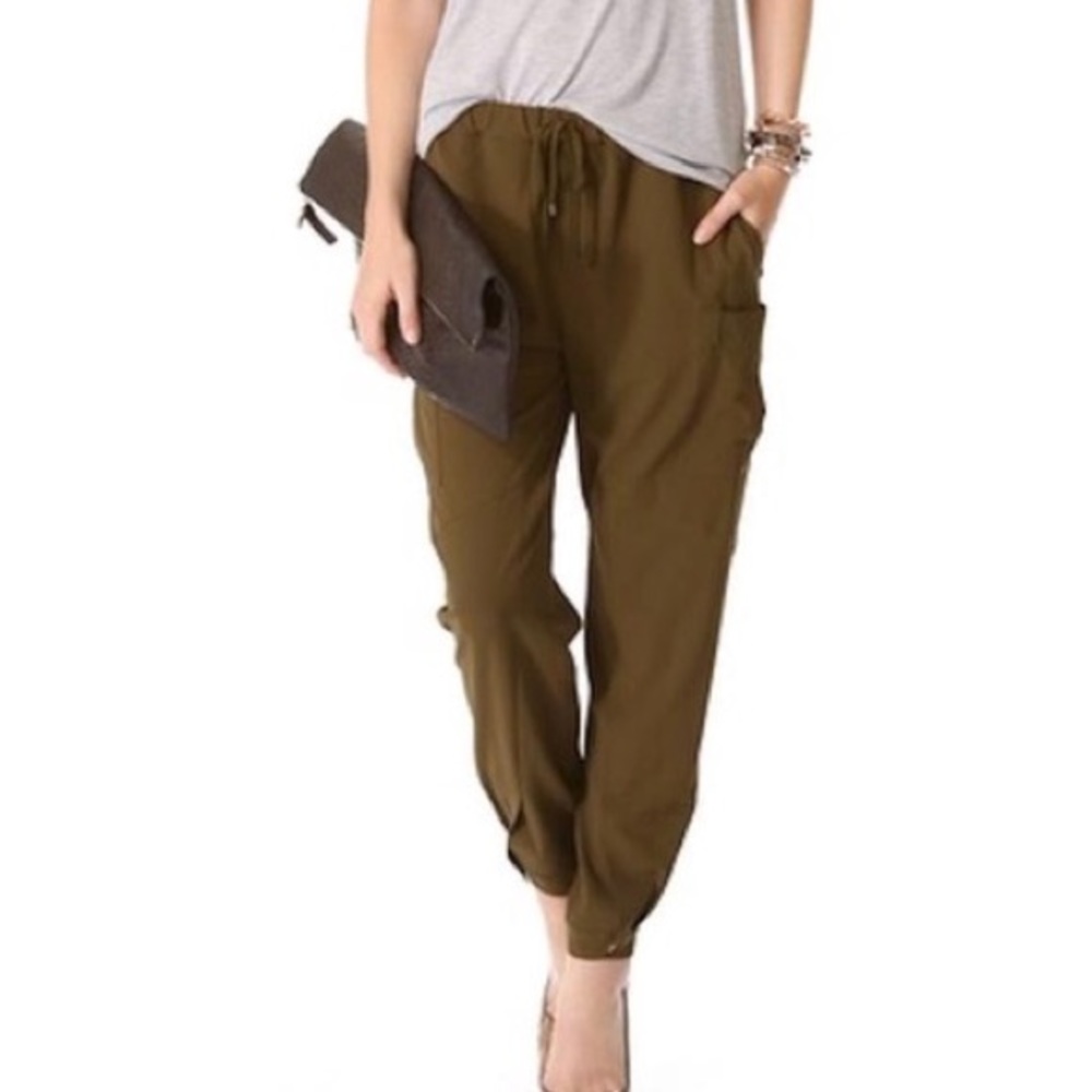 Haute Hippie silk jogger pants